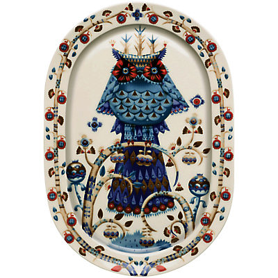 Iittala White Taika Platter, Dia.41cm Iittala White Taika Platter, Dia.41cm
